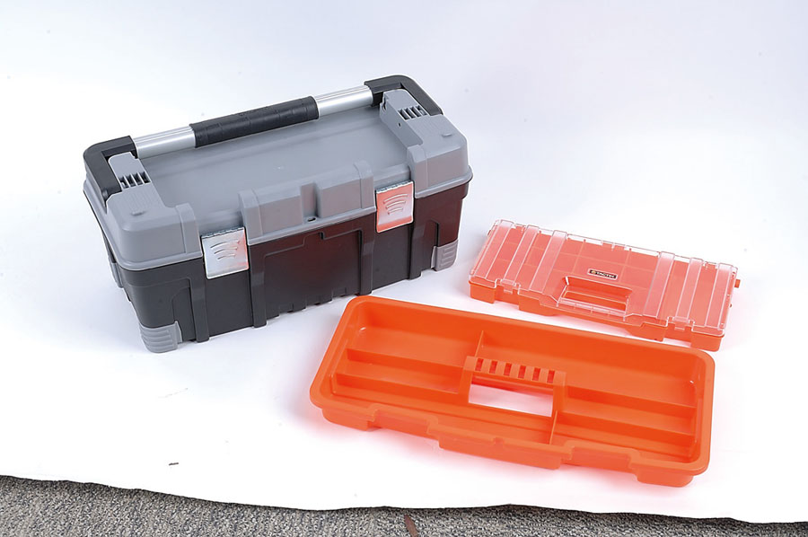 TACTIX 22IN.PLASTIC BOX WITH ORGANIZER Halai Trading