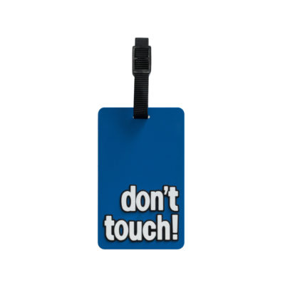 TangoTag Luggage Tag - 'Don't Touch!' - Blue - HTC-TT810