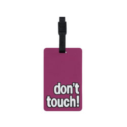 TangoTag Luggage Tag - 'Don't Touch!' - Pink - HTC-TT811