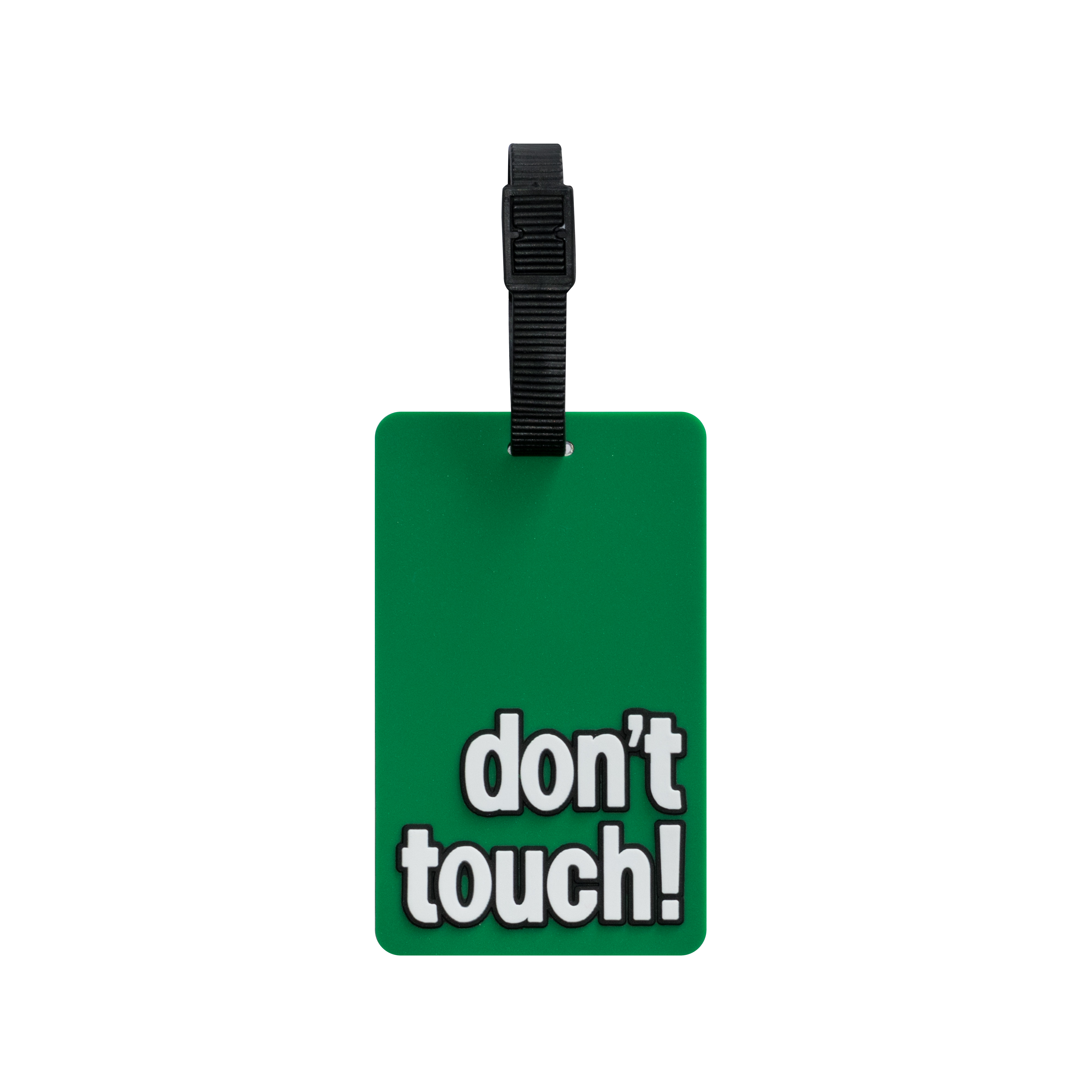 TangoTag Luggage Tag - 'Don't Touch!' - Green - HTC-TT812