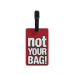 TangoTag Luggage Tag - 'Not Your Bag!' - Red - HTC-TT814