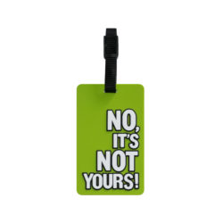 TangoTag Luggage Tag - 'No It's Not Yours!' - Light Green - HTC-TT816