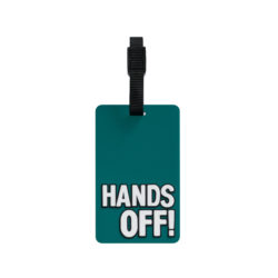 TangoTag Luggage Tag - 'Hands Off!' - Deep Green - HTC-TT817