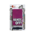 TangoTag Luggage Tag - 'Hands Off!' - Pink - HTC-TT818
