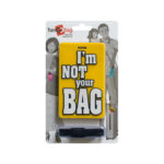 TangoTag Luggage Tag - 'I'm Not Your Bag' - Yellow - HTC-TT820