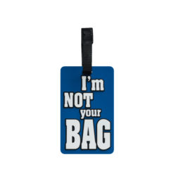TangoTag Luggage Tag - 'I'm Not Your Bag' - Blue - HTC-TT821