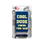 TangoTag Luggage Tag - 'Cool Dude Owns This Bag!' - Blue - HTC-TT825