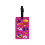 TangoTag Luggage Tag - 'Travel Is My Joy!' - Pink - HTC-TT827
