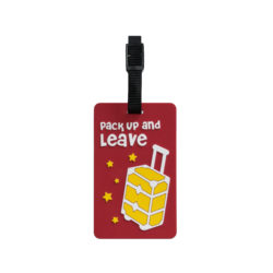 TangoTag Luggage Tag - 'Pack Up And Leave' - Red - HTC-TT832