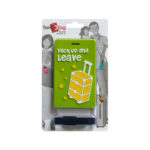TangoTag Luggage Tag - 'Pack Up And Leave' - Light Green - HTC-TT833