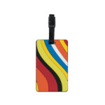 TangoTag Luggage Tag - Colourful Waves - Assorted - HTC-TT831