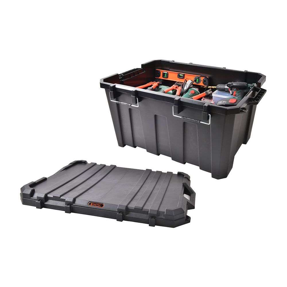 Tactix - 135 Litre - Heavy Duty Storage Box - 85 W x 61 D x 45 H cm ...
