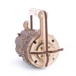 Ugears Combination Lock - 34 Parts - 3D Wooden Puzzle - Mechanical Model - UGR-70020