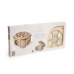 Ugears Treasure Box - 190 Parts - 3D Wooden Puzzle - Mechanical Model - UGR-70031