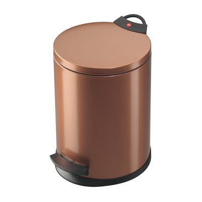 Hailo Germany - Pedal Waste Bin T2 M - 11 Litre - Copper - HLO-0513-200