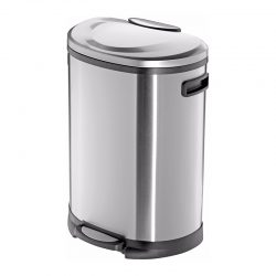 Hailo Germany - Pedal Bin - TS-45 - 46 Litre - Stainless Steel Anti Fingerprint - HLO-0845-620