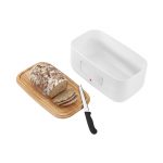 Hailo Germany - Bread Bin Kitchen Line Design - White Matt - HLO-0833-980