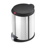 Hailo Germany - Pedal Bin T1 M - 11 Litre - Stainless Steel - HLO-0513-019