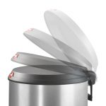 Hailo Germany - Pedal Bin T1 M - 11 Litre - Stainless Steel - HLO-0513-019