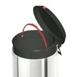 Hailo Germany - Pedal Bin T1 M - 11 Litre - Stainless Steel - HLO-0513-019