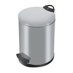 Hailo Germany - Pedal Waste Bin T2 M - 11 Litre - Silver - HLO-0513-119