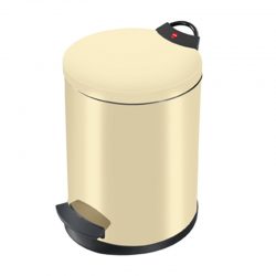 Hailo Germany - Pedal Waste Bin T2 M - 11 Litre - Vanilla - HLO-0513-639