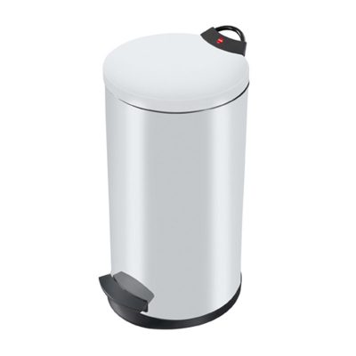 Hailo Germany - Pedal Bin T2 L - 19 Litre - White - HLO-0520-429