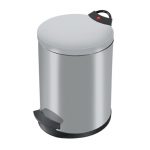 Hailo Germany - Pedal Bin T2 L - 19 Litre - Silver - HLO-0520-119