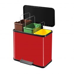 Hailo Germany - Oko Trio L - 3x11 Litre - Red - HLO-0633-819