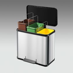 Hailo Germany - Oko Trio L - 3x11 Litre - Stainless Steel - HLO-0633-019