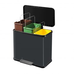 Hailo Germany - Oko Trio L - 3x11 Litre - Black - HLO-0633-919