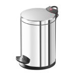 Hailo Germany - Pedal Bin T2 S - 4 Litre - Stainless Steel - HLO-0704-039