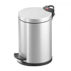 Hailo Germany - Pedal Bin T2 S - 4 Litre - Silver - HLO-0704-119