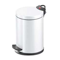 Hailo Germany - Pedal Bin T2 S - 4 Litre - White - HLO-0704-429