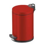 Hailo Germany - Pedal Bin T2 S - 4 Litre - Red - HLO-0704-259