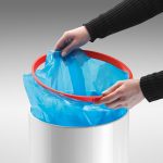 Hailo Germany - Big Bin Touch XL - 46 Litre - Silver - HLO-0845-120
