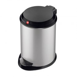 Hailo Germany - Pedal Bin T1 S - 4 Litre - Silver - HLO-0704-330