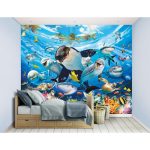 Walltastic - Sea Adventure Wallpaper Mural - 12 Panels - 8 x 10 ft - WTC-45279
